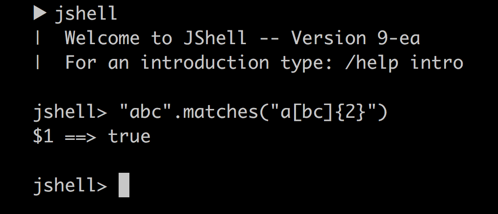 jdk9新特征系列（四）：JShel，交互式 Java REPL